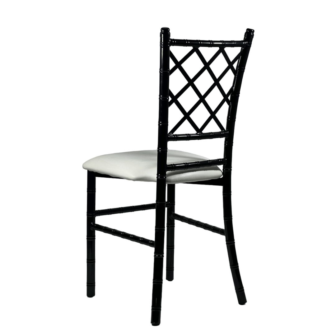 Silla Tiffany Diamante de Acero (Cojín Fijo)