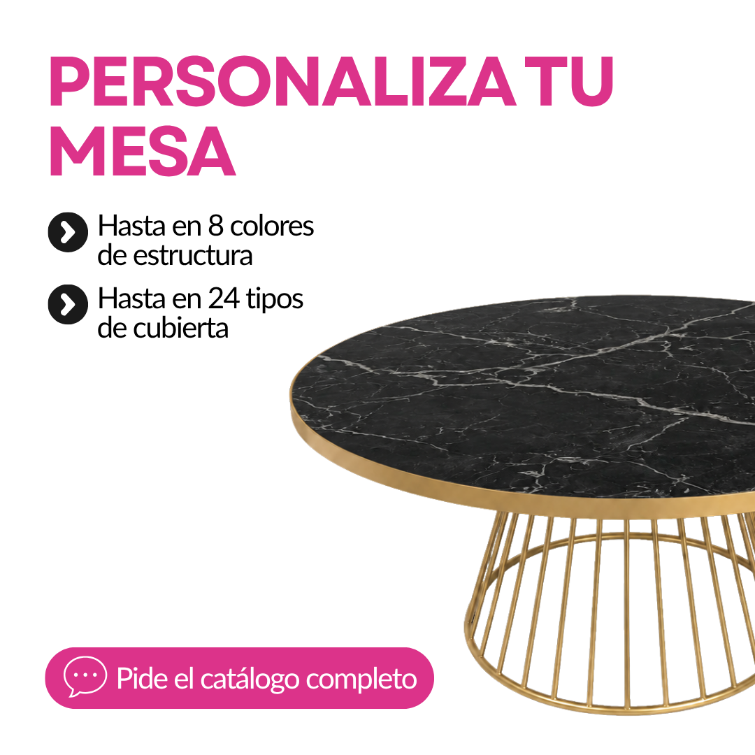 Mesa Reloj de Arena Redonda