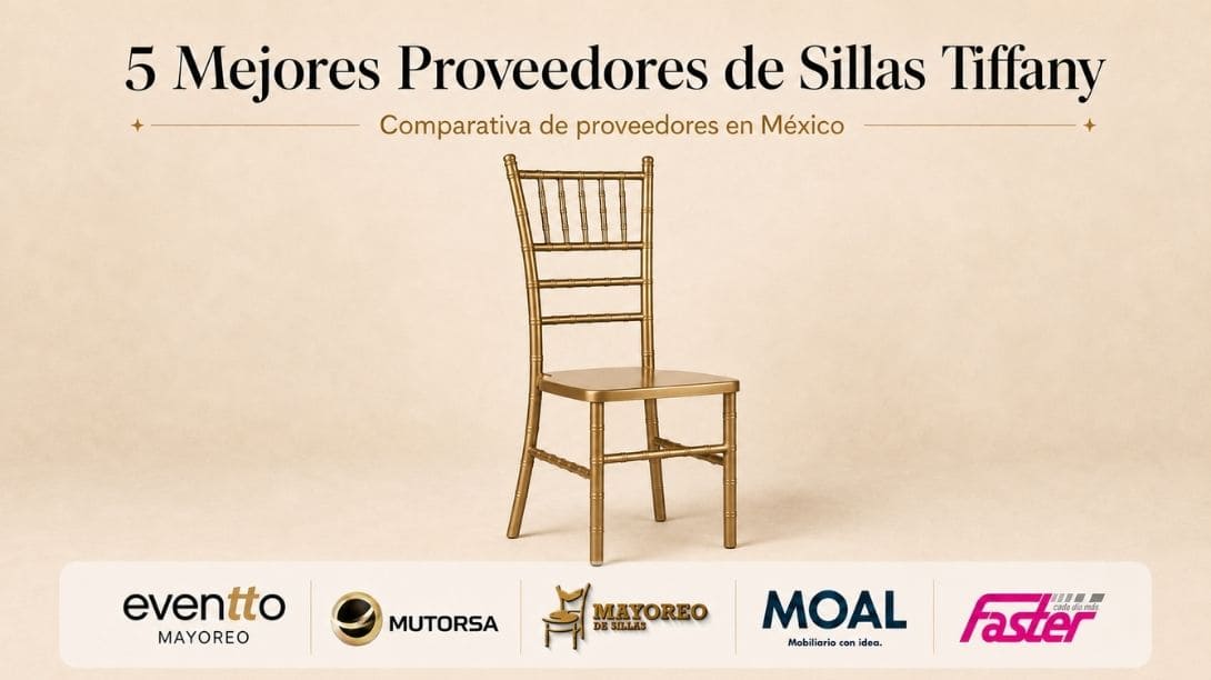 5 Mejores Proveedores de Sillas Tiffany