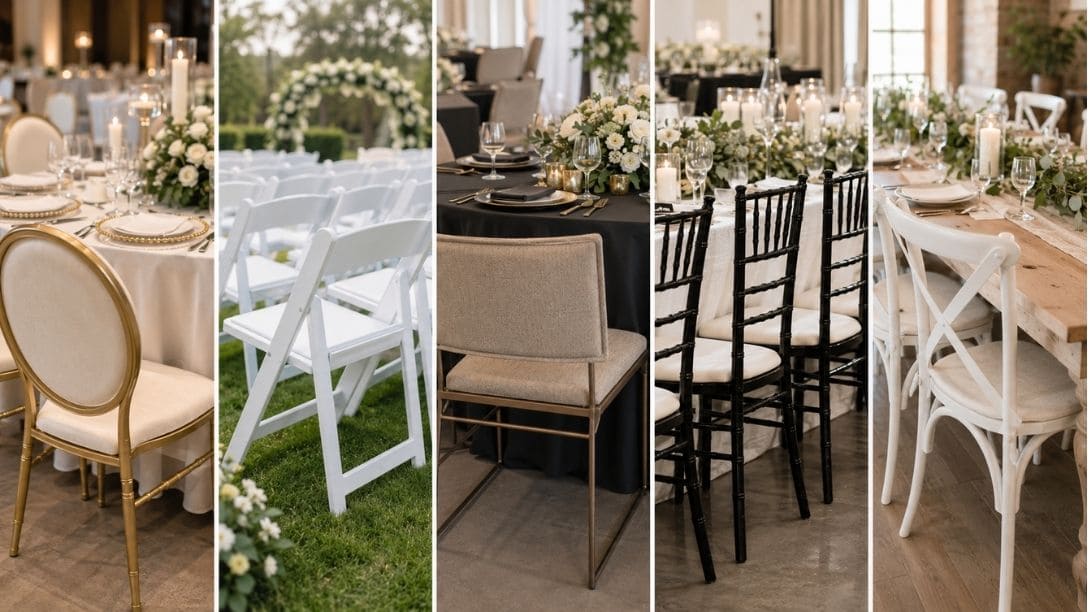 Tipos de Sillas más Populares para Eventos