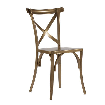 Silla Cross Back Clásica de Aluminio