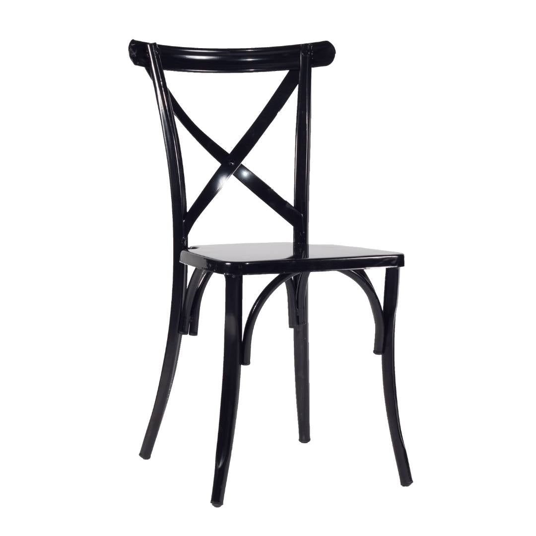 Silla Cross Back Clásica de Acero
