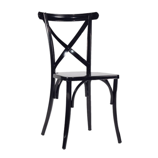 Silla Cross Back Clásica de Acero