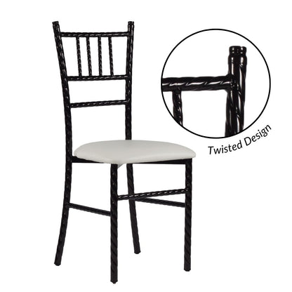 Silla Tiffany Trenzada de Acero