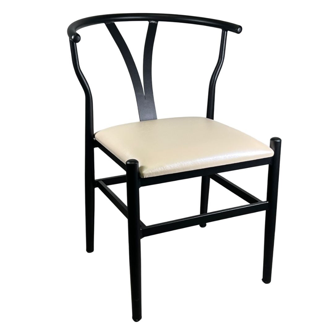 Silla Espoleta Wishbone de Acero