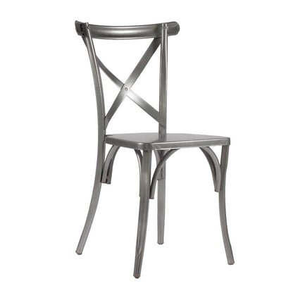 Silla Cross Back Económica de Acero