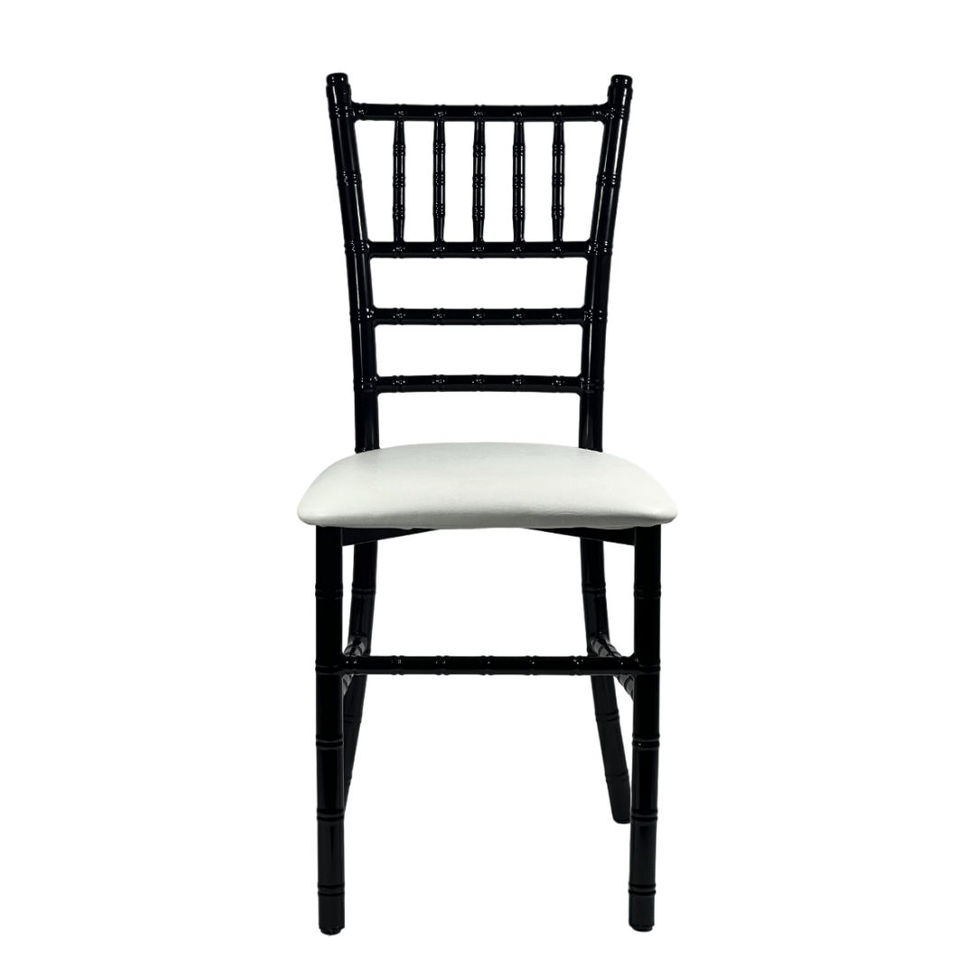 Silla Tiffany de Acero (Cojín Fijo)