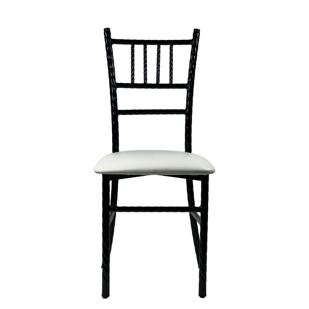 Silla Tiffany Trenzada de Acero