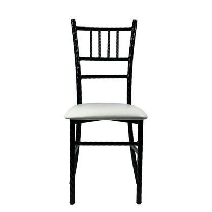 Silla Tiffany Trenzada de Acero