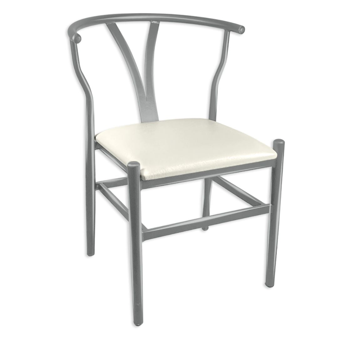 Silla Espoleta Wishbone de Acero