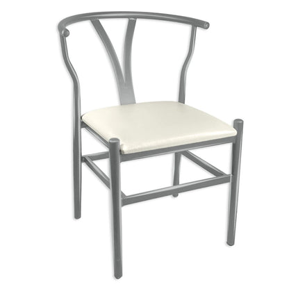 Silla Espoleta Wishbone de Acero