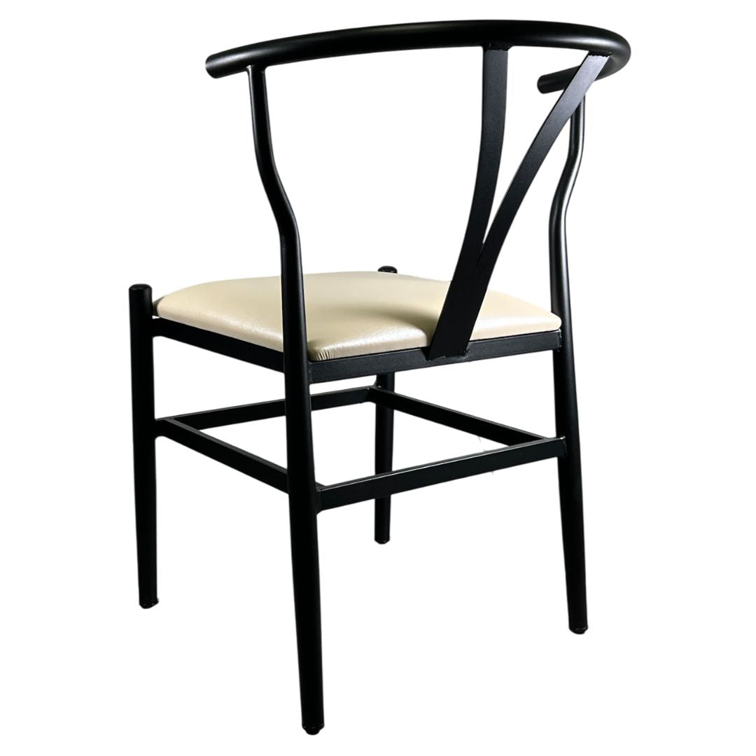 Silla Espoleta Wishbone de Acero