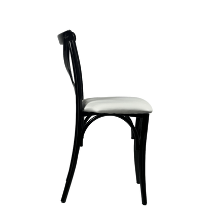 Silla Cross Back de Acero (Cojín Fijo)