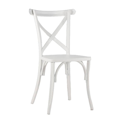 Silla Cross Back Clásica de Acero