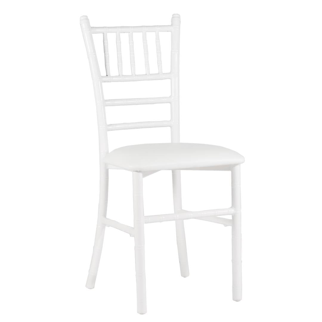 Silla Tiffany de Acero (Cojín Fijo)