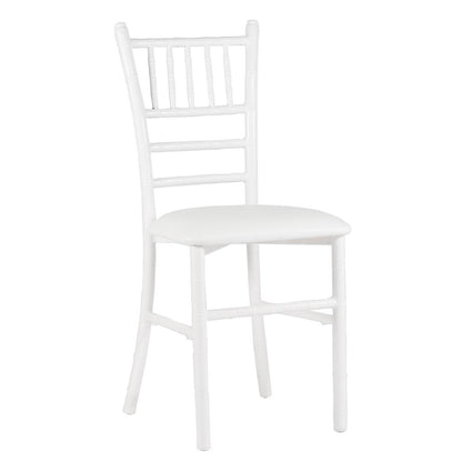Silla Tiffany de Acero (Cojín Fijo)