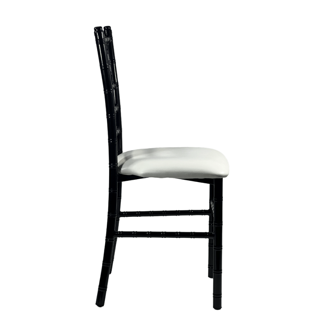 Silla Tiffany de Acero (Cojín Fijo)