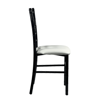 Silla Tiffany de Acero (Cojín Fijo)