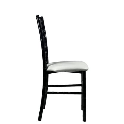 Silla Tiffany Diamante de Acero (Cojín Fijo)