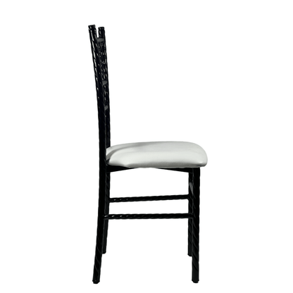 Silla Tiffany Trenzada de Acero