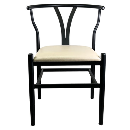 Silla Espoleta Wishbone de Acero