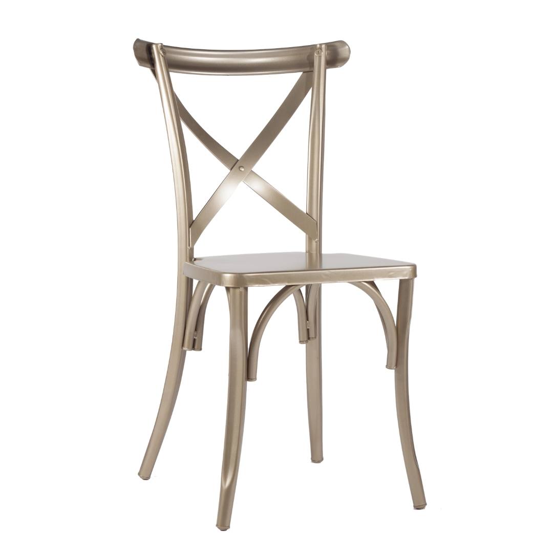 Silla Cross Back Económica de Acero