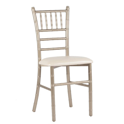Silla Tiffany de Acero (Cojín Fijo)