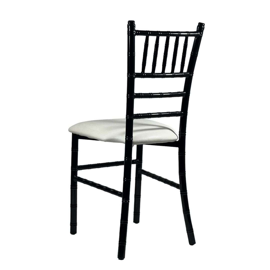 Silla Tiffany de Acero (Cojín Fijo)