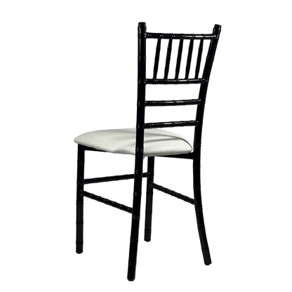 Silla Tiffany de Acero (Cojín Fijo)