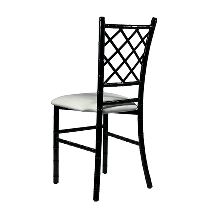 Silla Tiffany Diamante de Acero (Cojín Fijo)