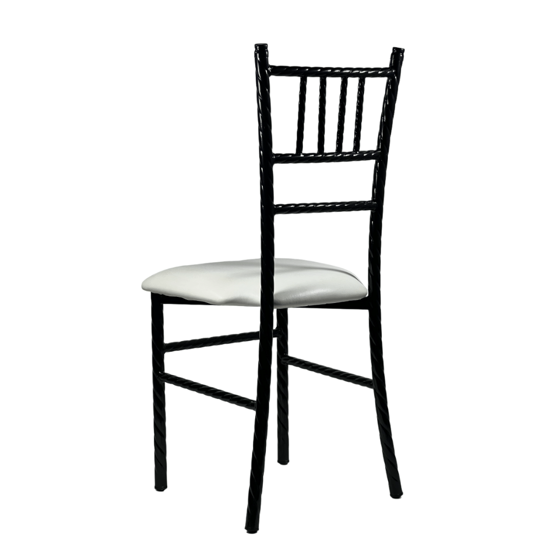 Silla Tiffany Trenzada de Acero