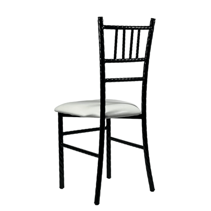 Silla Tiffany Trenzada de Acero
