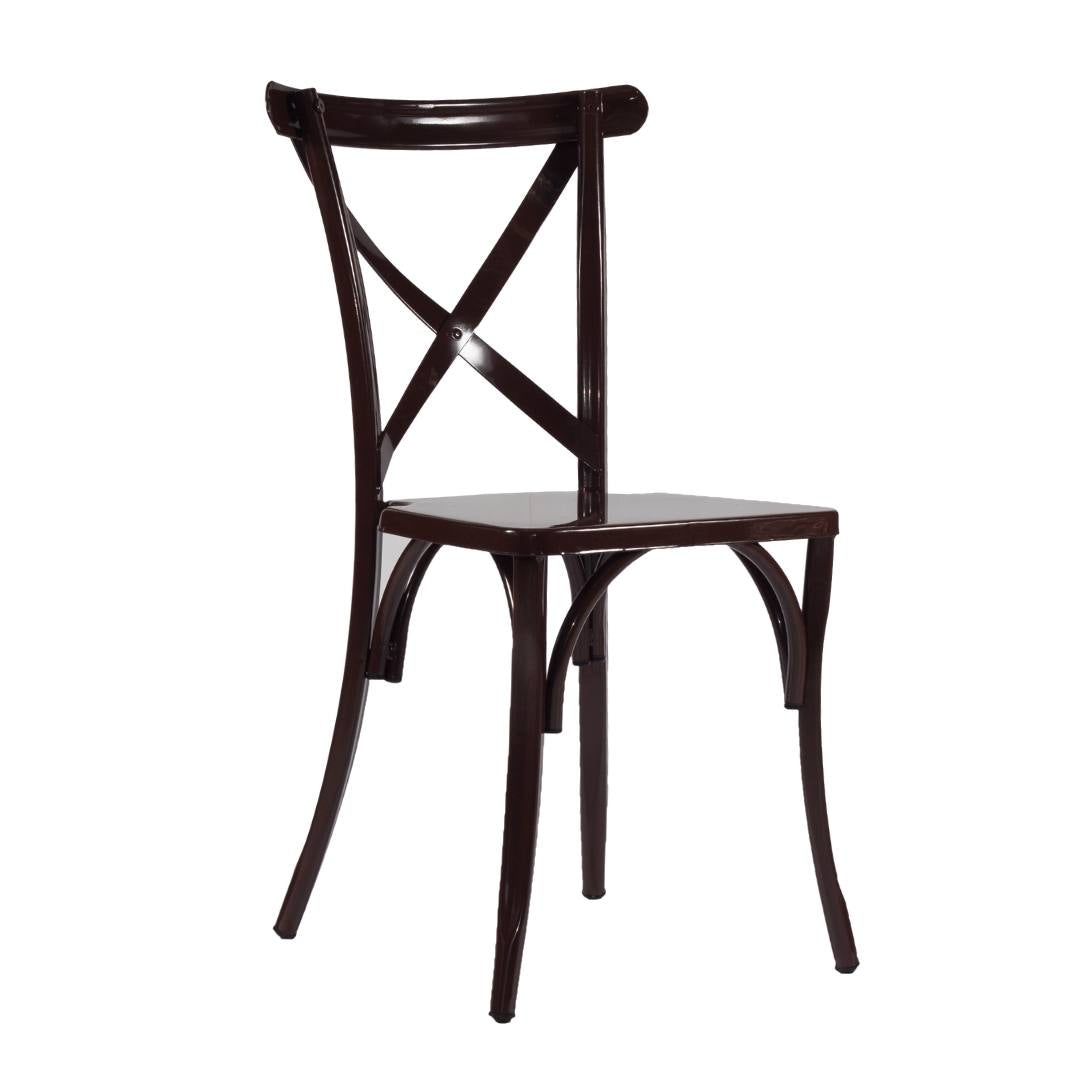 Silla Cross Back Clásica de Aluminio
