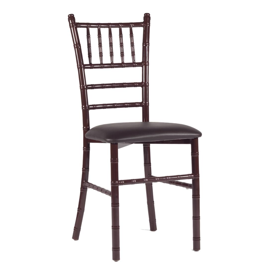 Silla Tiffany de Acero (Cojín Fijo)