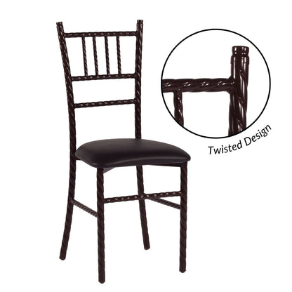 Silla Tiffany Trenzada de Acero