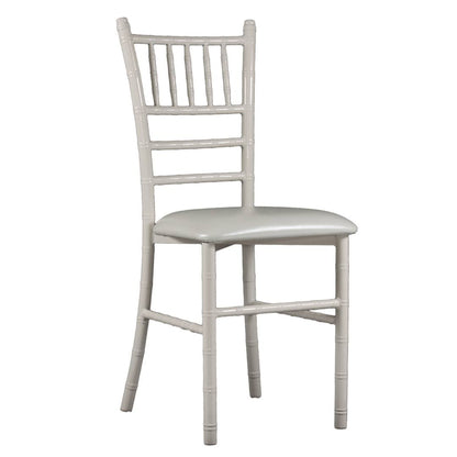 Silla Tiffany de Acero (Cojín Fijo)