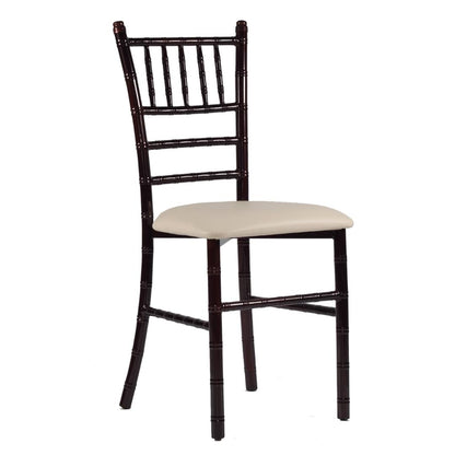 Silla Tiffany de Acero (Cojín Fijo)