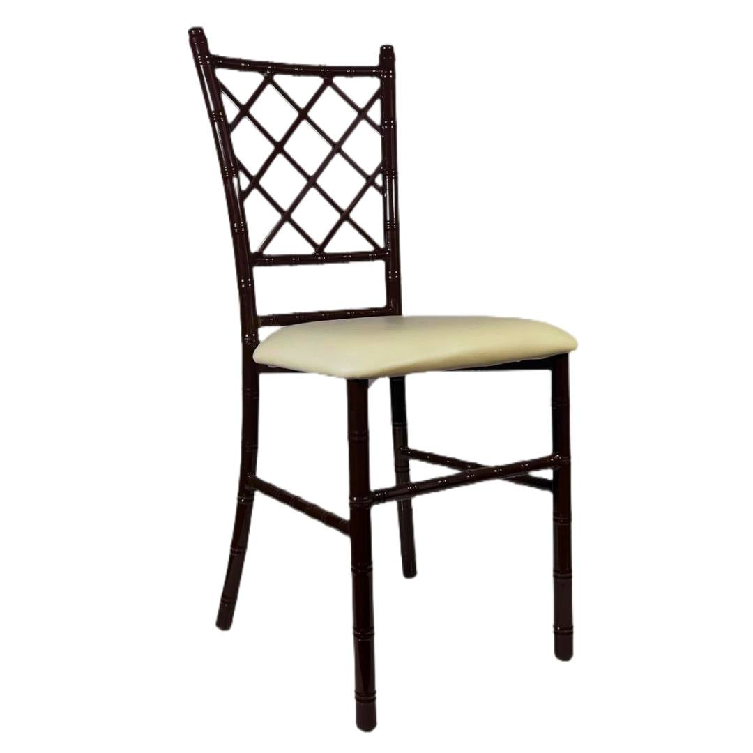 Silla Tiffany Diamante de Acero (Cojín Fijo)